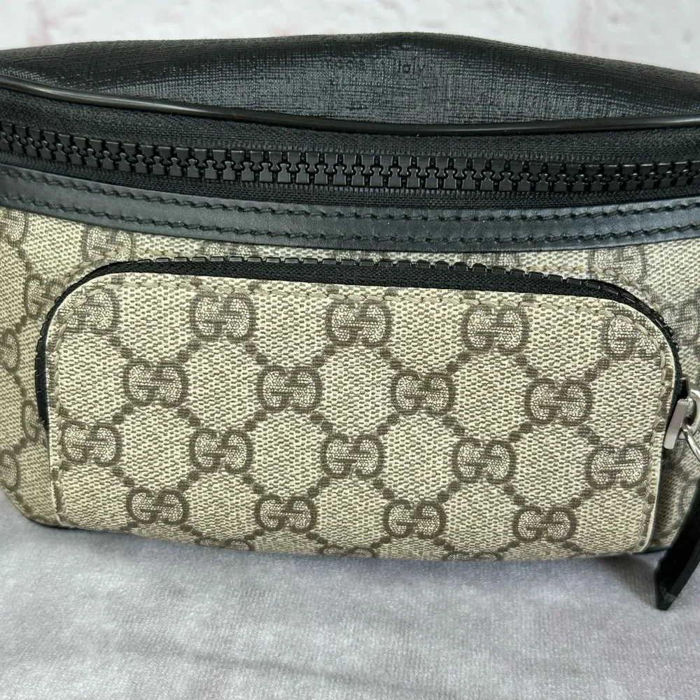 Gucci Beige and Black Belt Bag - Picture 3 of 13